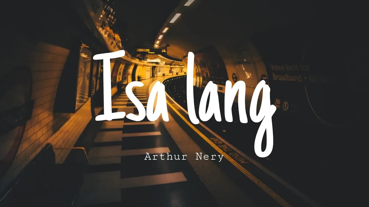 Isa lang - Arthur Nery (Lyrics)