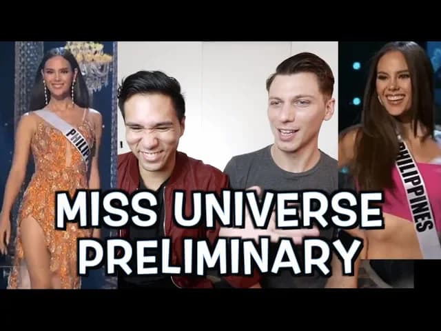 CATRIONA GRAY Preliminary + Top 10 Swimsuit and Evening Gown Miss Universe 2018