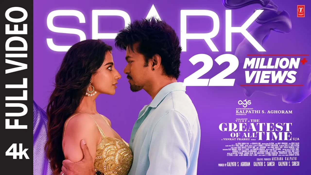 Full Video: Spark | The GOAT | Thalapathy Vijay | Venkat Prabhu | Yuvan Shankar Raja