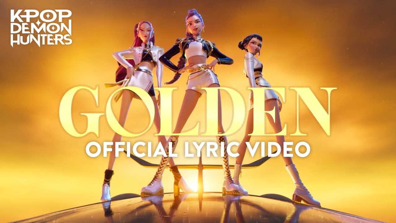 “Golden” Official Lyric Video | KPop Demon Hunters | Sony Animation