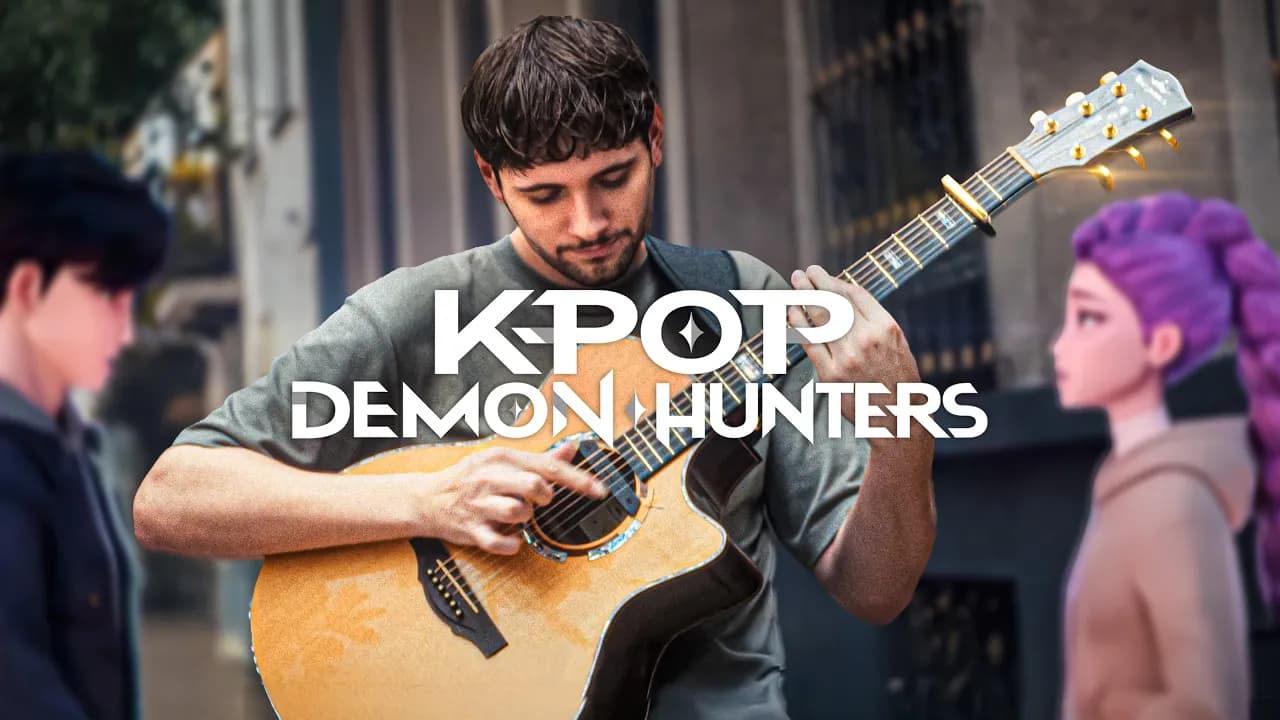 Free - RUMI & JINU - KPop Demon Hunters OST - Fingerstyle Guitar Cover